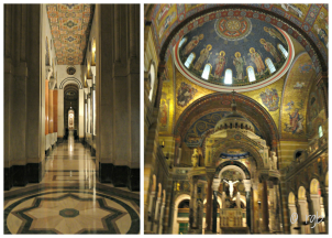 Mosaics cover almost every inch of the ceiling and many of the walls of the church’s interior. Started in 1908, completion of the cathedral's mosaics was not accomplished until 1988